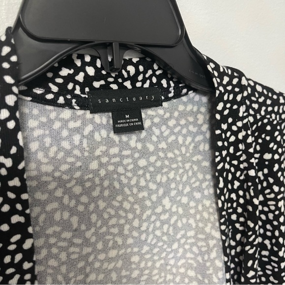 Sanctuary Open Front Jersey Cardigan In Mystic Spot Pattern -New W/Tag - Reemoly - Picture 7 of 13